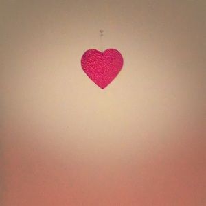 Childbearing hanging hearts